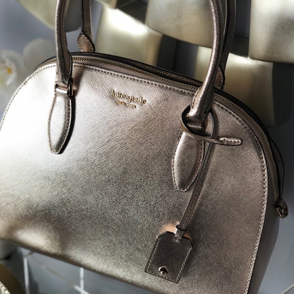 Kate Spade Rose Gold Reiley Large Dome Satchel - Picture 2 of 8